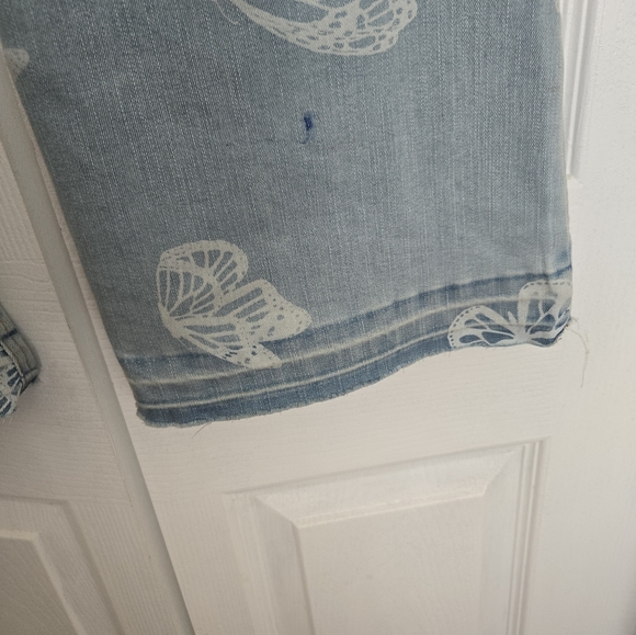 NWOT Junior No Boundaries  Light Blue Denim Bell Bottom Jeans Size M (7-9) - Picture 8 of 16